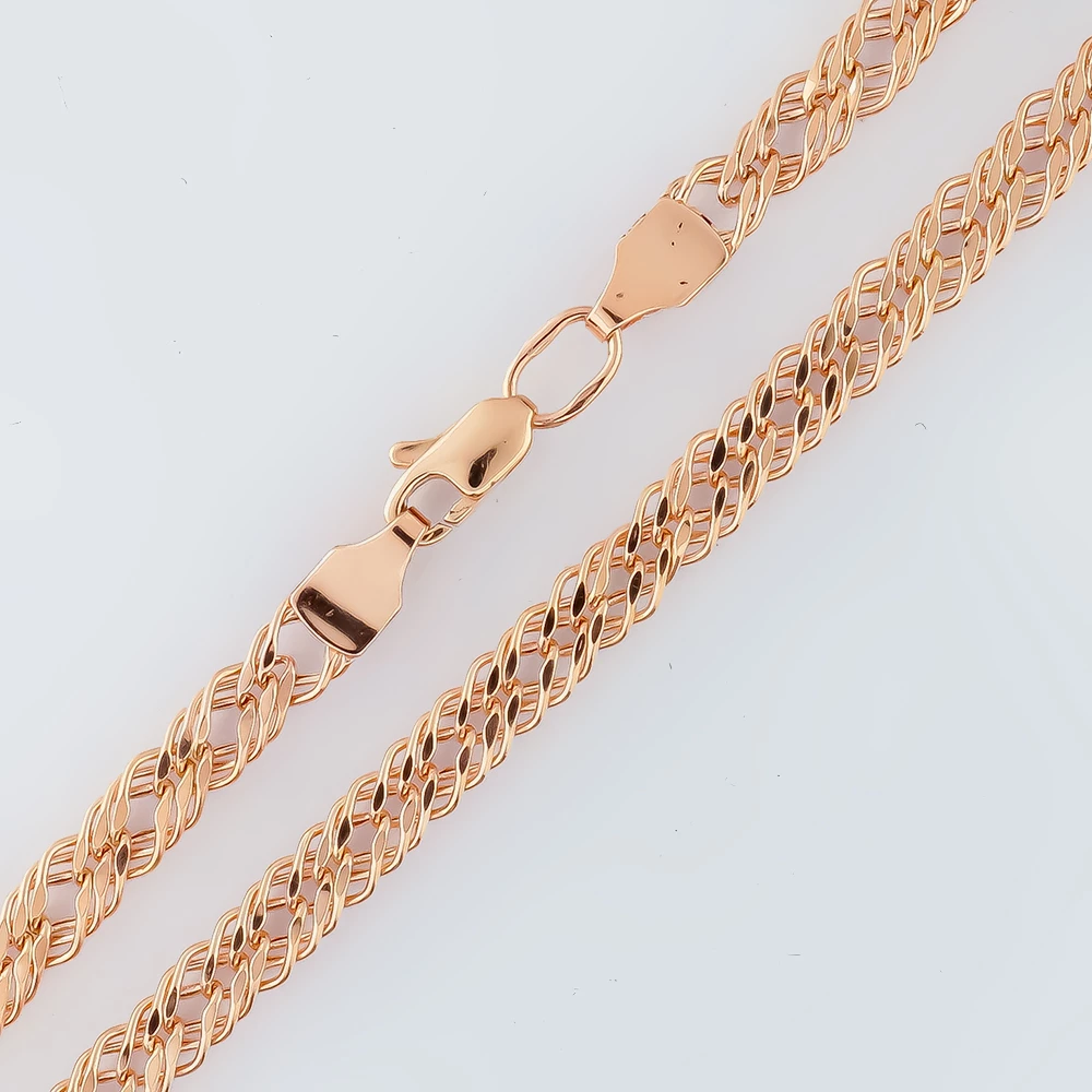 Браслет из красного золота 585 пробы