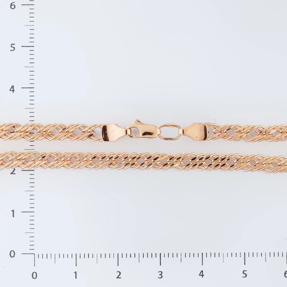 Браслет из красного золота 585 пробы