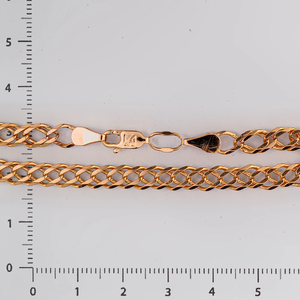 Браслет из красного золота 585 пробы