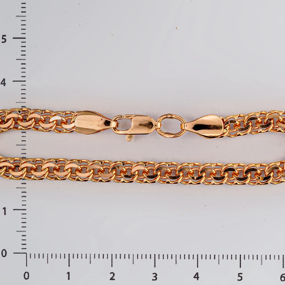 Браслет из красного золота 585 пробы