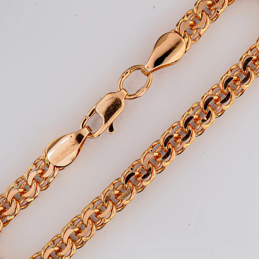 Браслет из красного золота 585 пробы