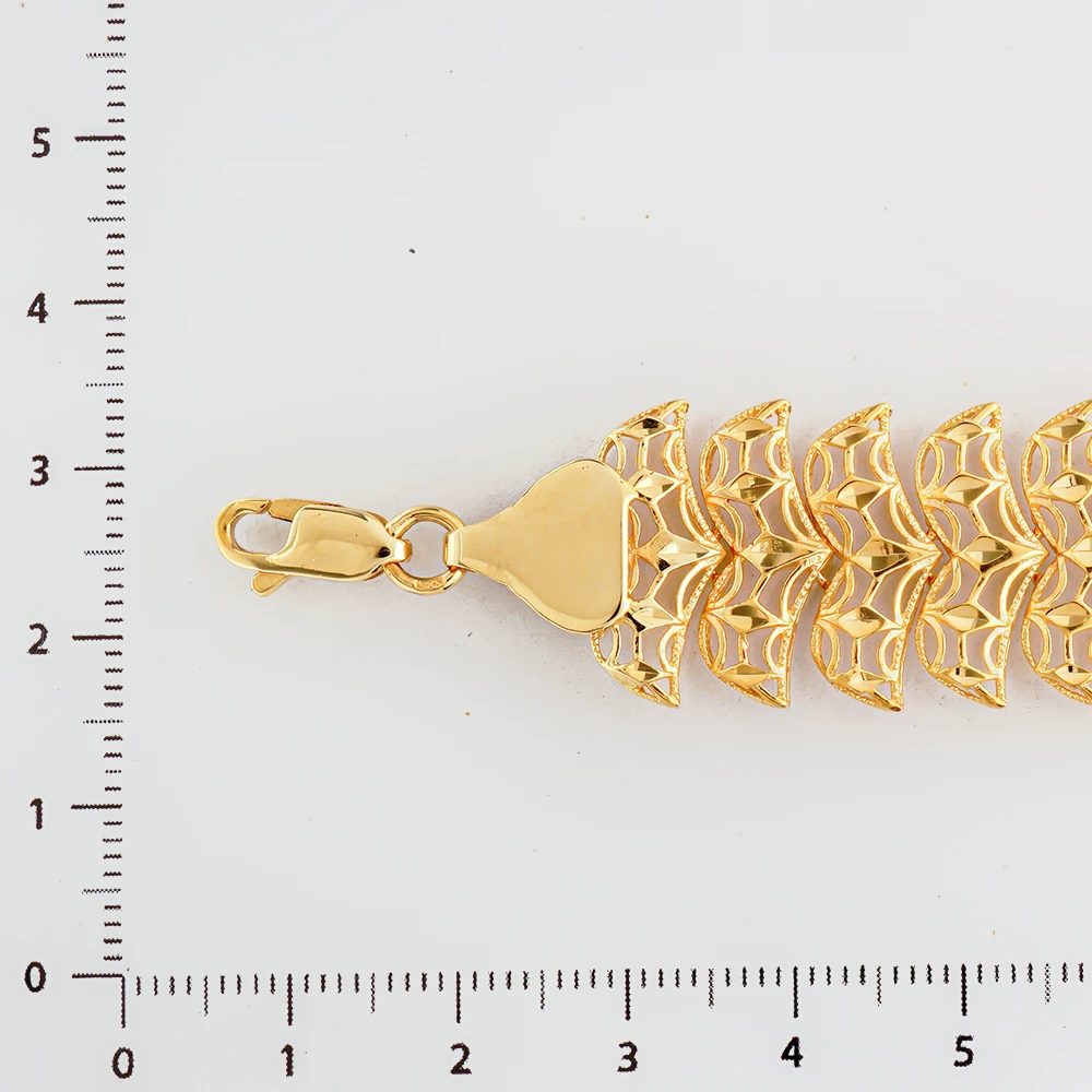 Браслет из желтого золота 585 пробы