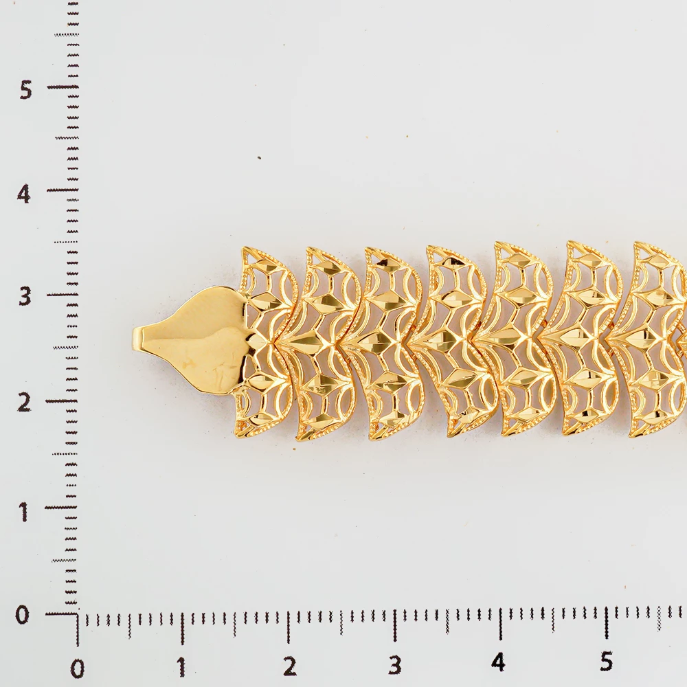 Браслет из желтого золота 585 пробы