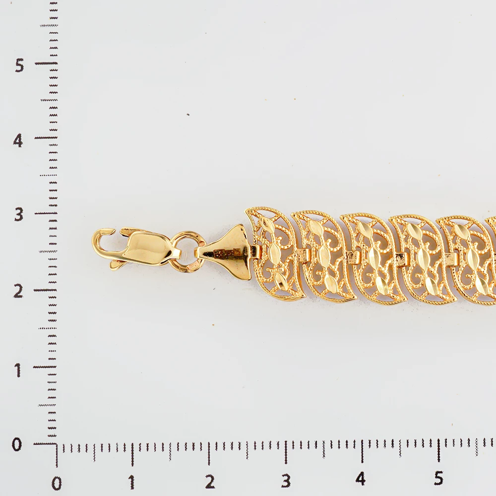 Браслет из желтого золота 585 пробы