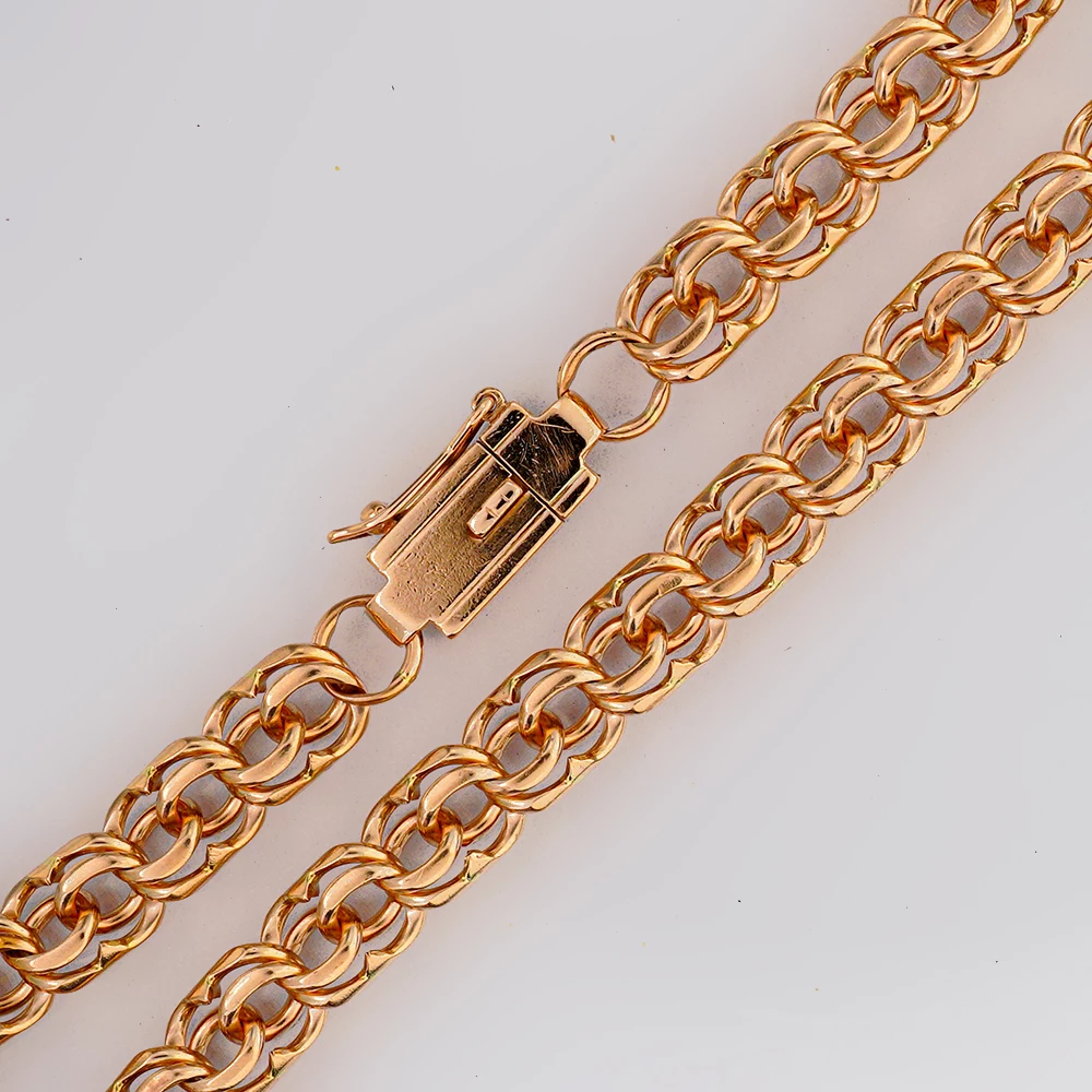 Браслет из красного золота 585 пробы