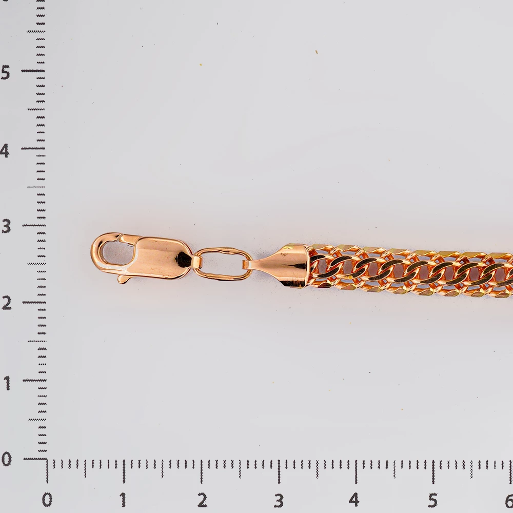 Браслет из красного золота 585 пробы