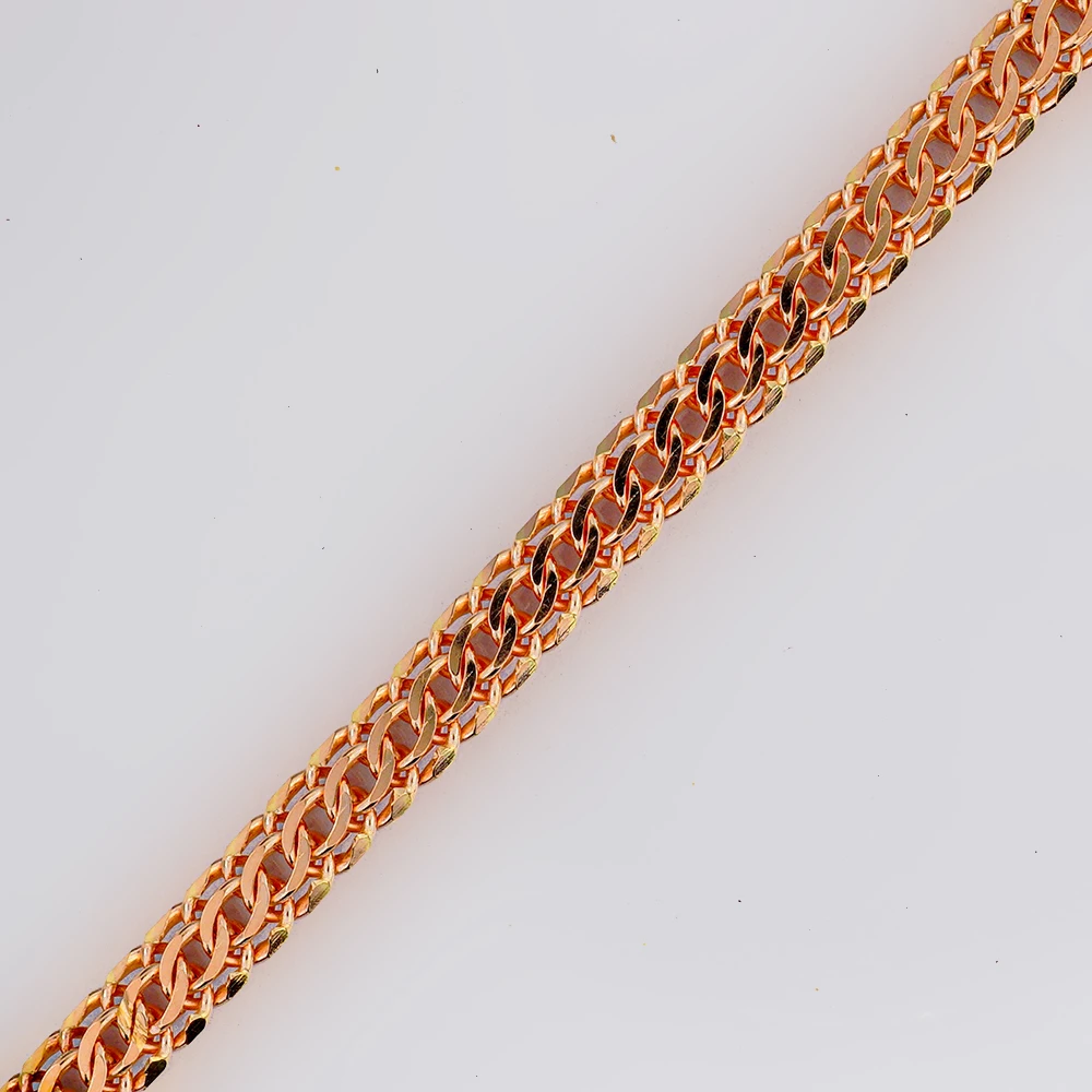 Браслет из красного золота 585 пробы