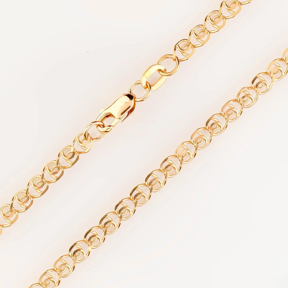 Браслет из красного золота 585 пробы