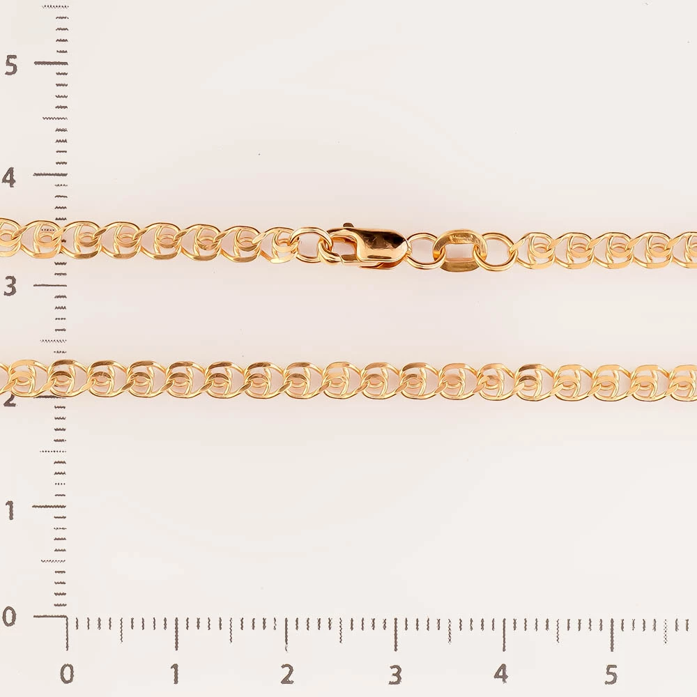 Браслет из красного золота 585 пробы