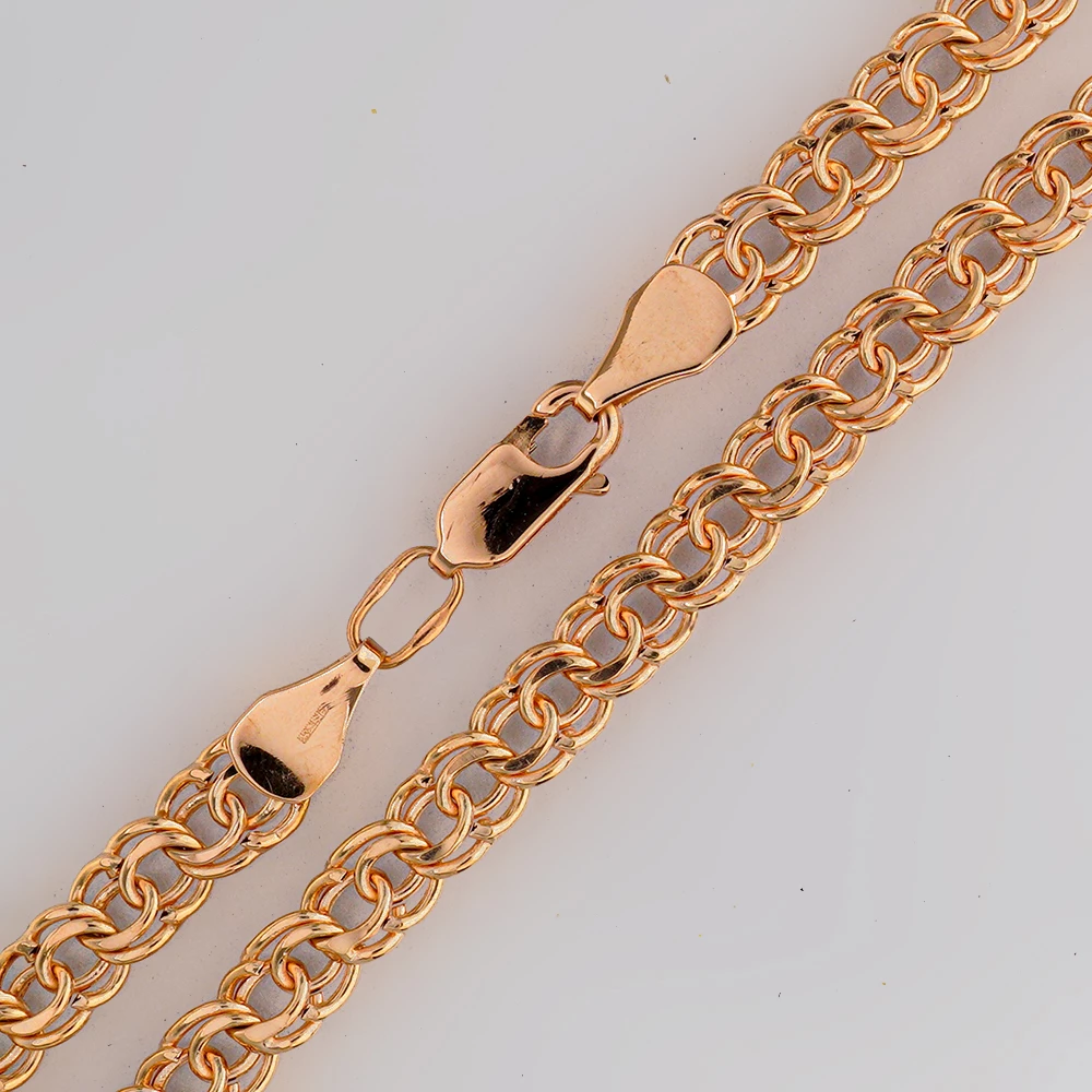 Браслет из красного золота 585 пробы