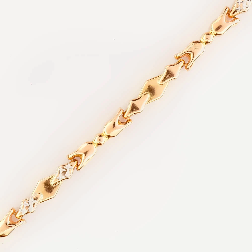 Браслет из красного золота 585 пробы