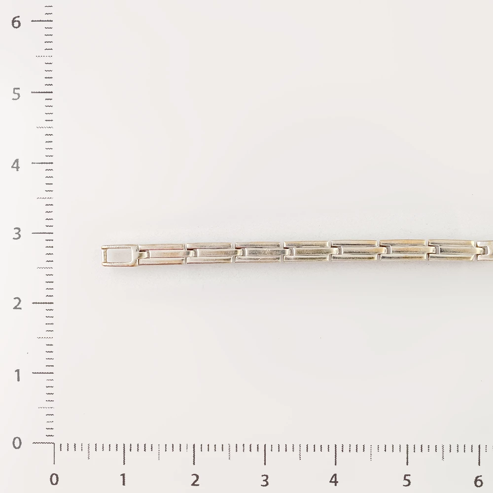 Браслет с бриллиантом из белого золота 585 пробы