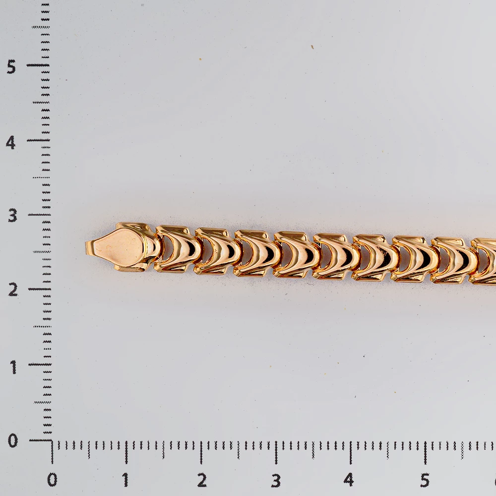 Браслет из красного золота 585 пробы