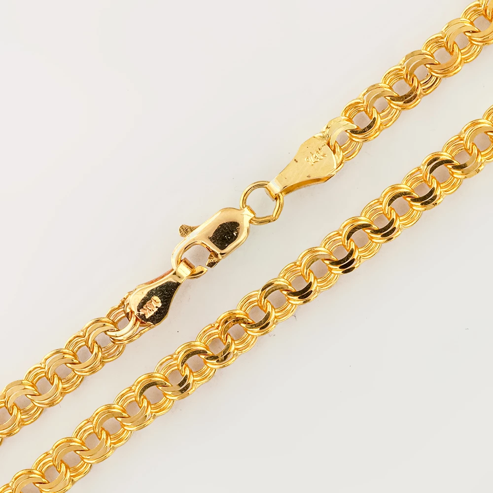 Браслет из желтого золота 585 пробы