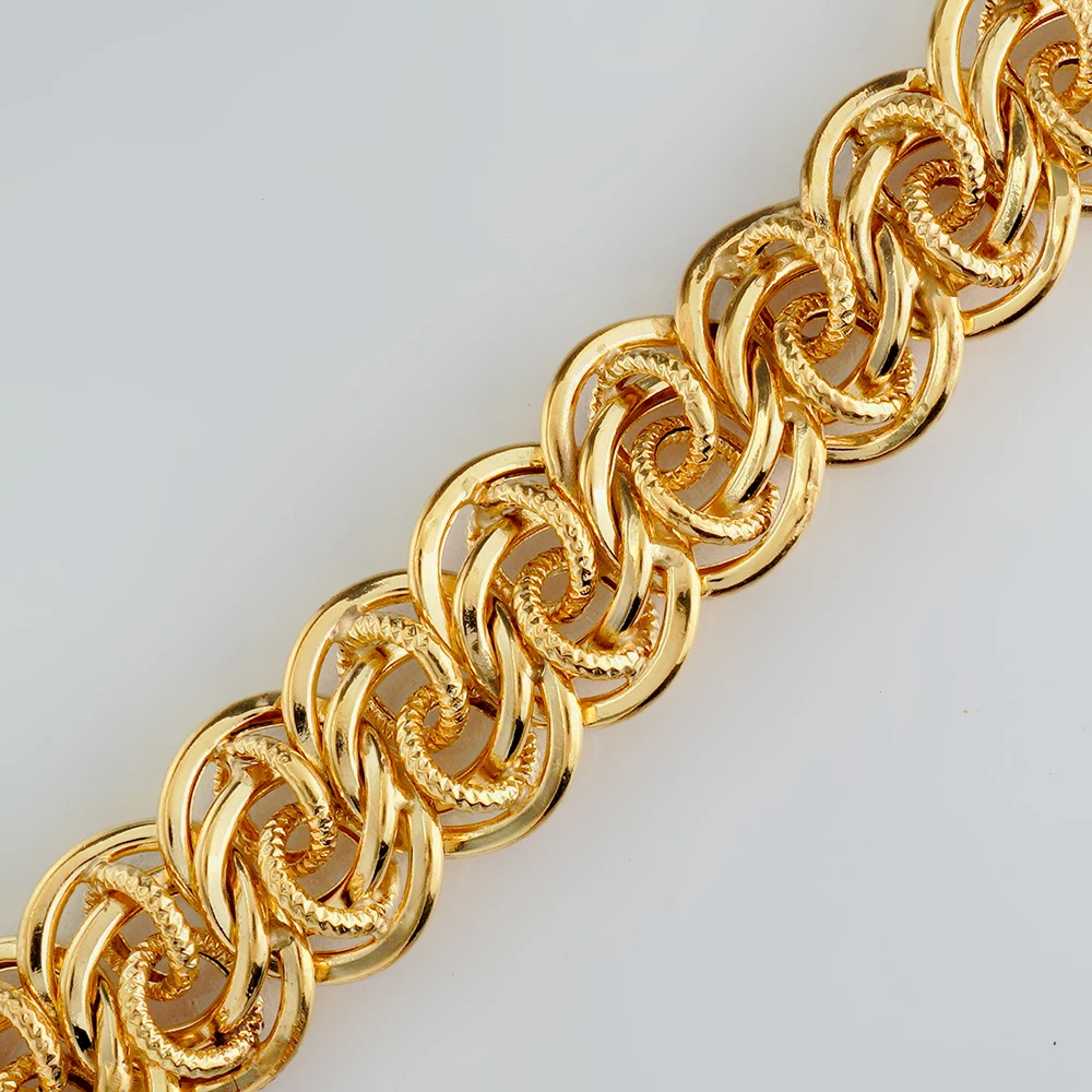 Браслет из желтого золота 585 пробы