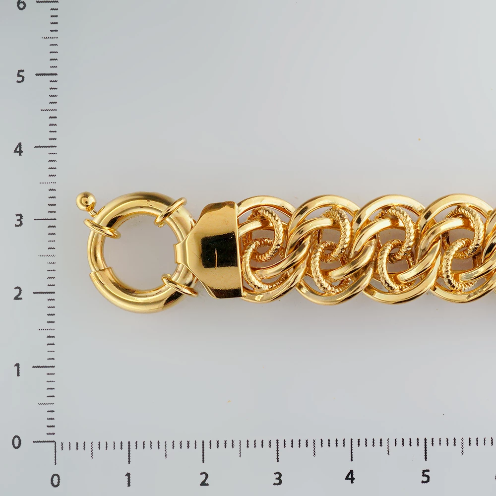 Браслет из желтого золота 585 пробы