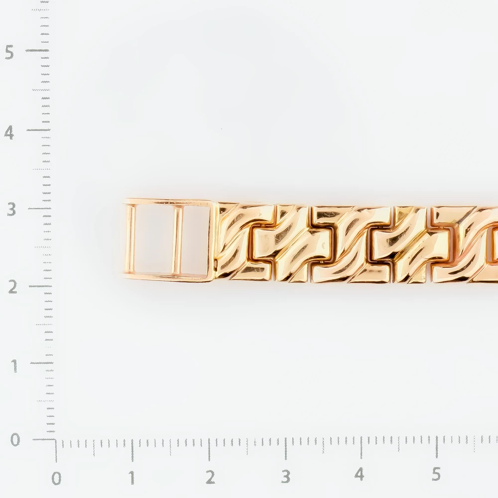 Браслет из красного золота 585 пробы