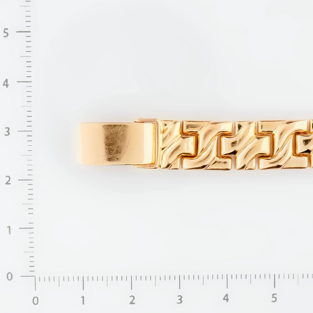 Браслет из красного золота 585 пробы