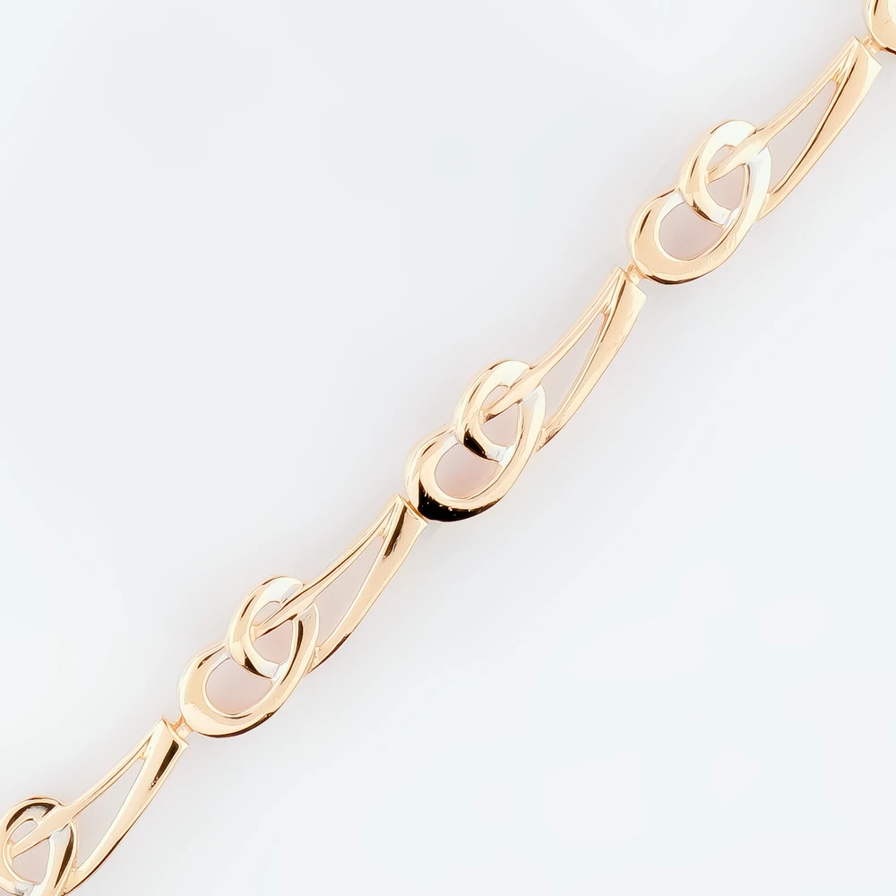 Браслет из красного золота 585 пробы