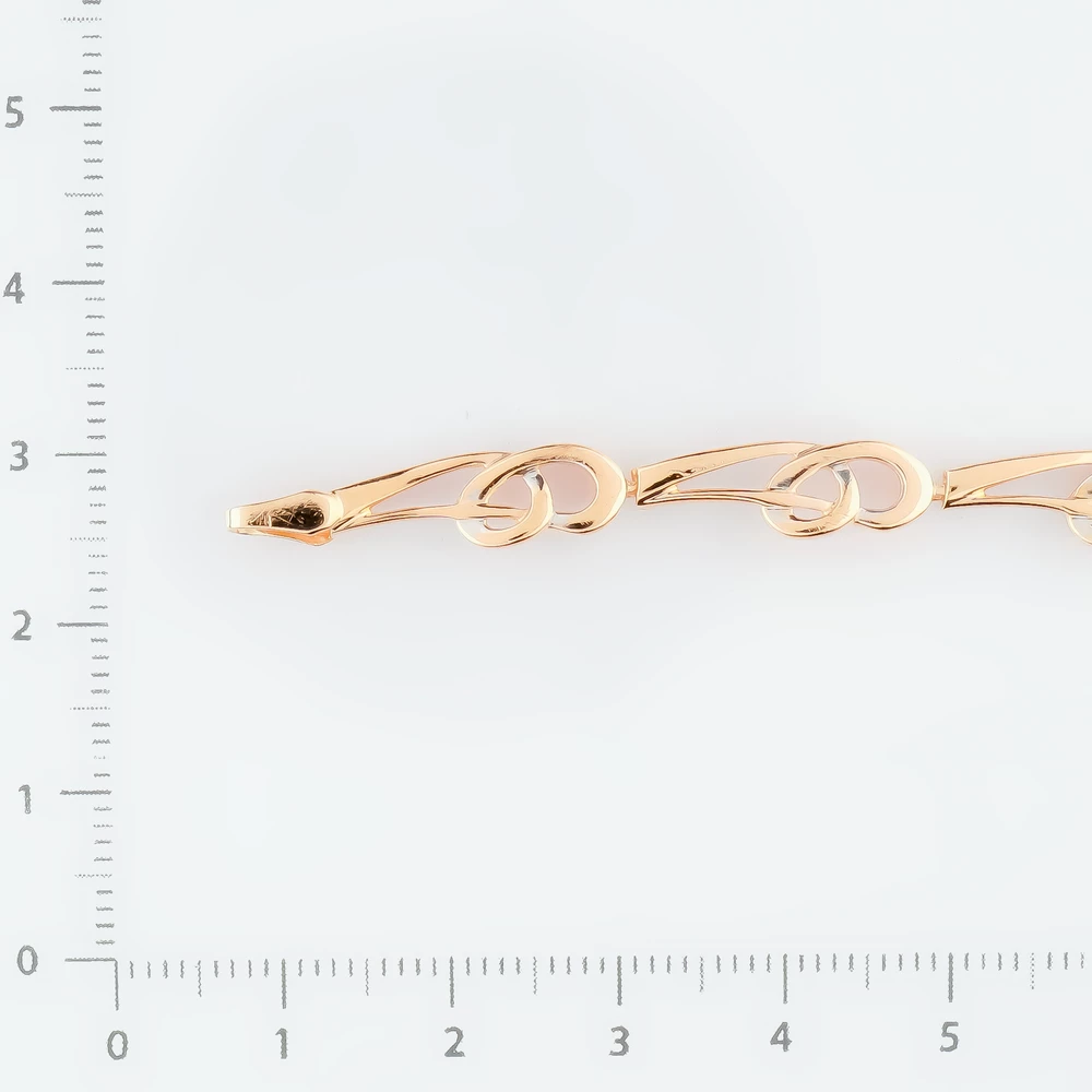 Браслет из красного золота 585 пробы