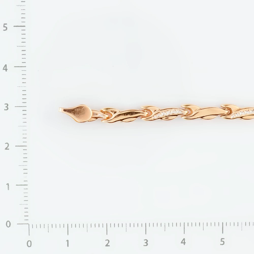 Браслет из красного золота 585 пробы