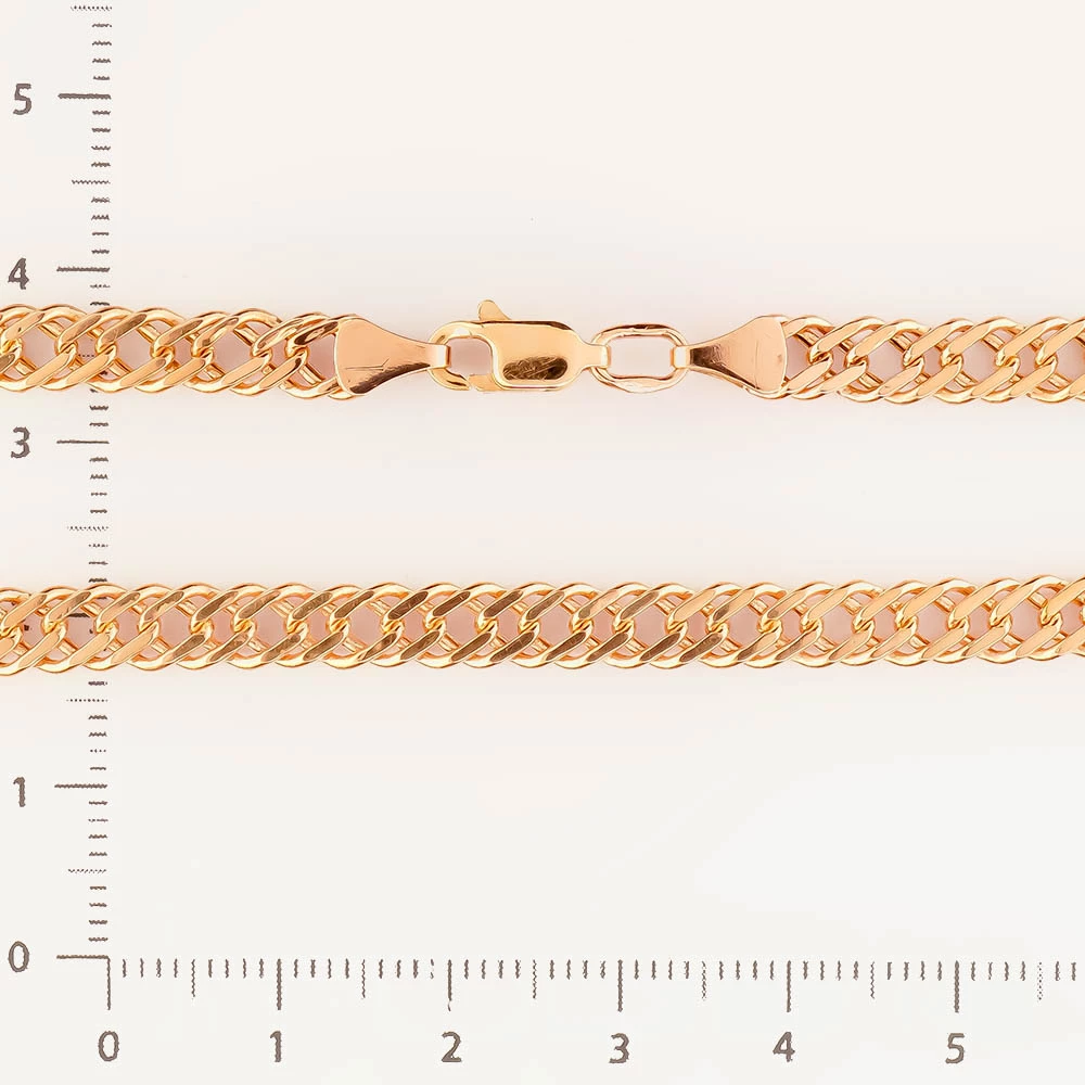 Браслет из красного золота 585 пробы