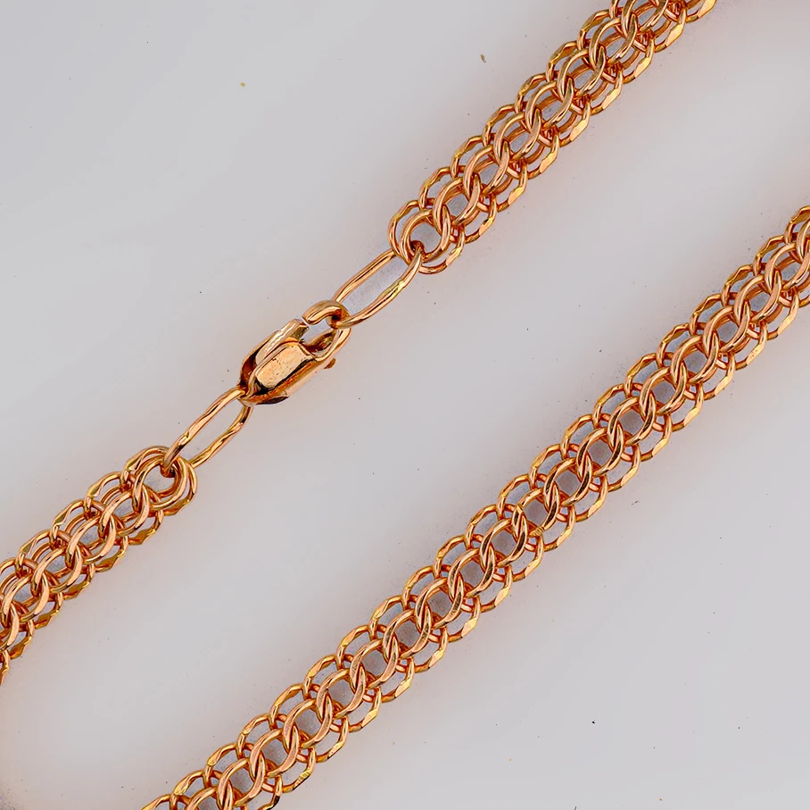 Браслет из красного золота 585 пробы