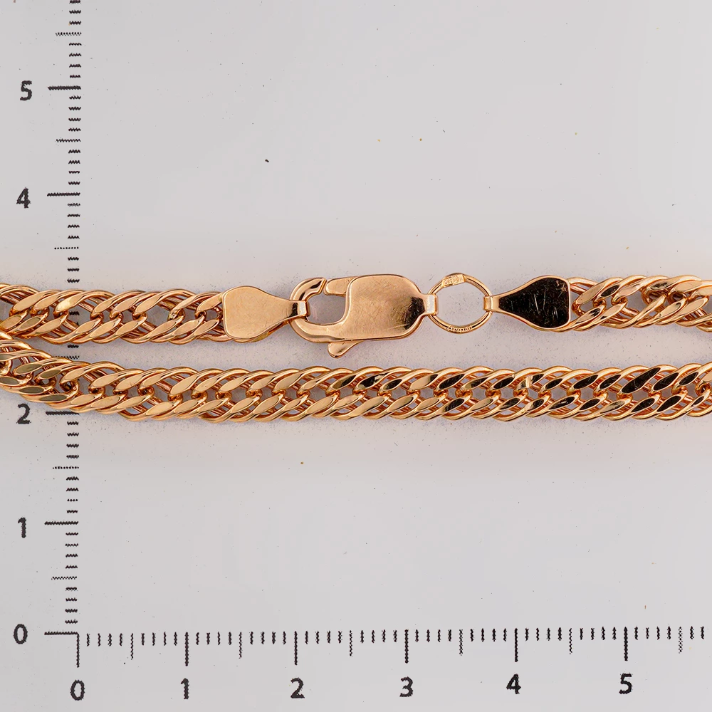 Браслет из красного золота 585 пробы