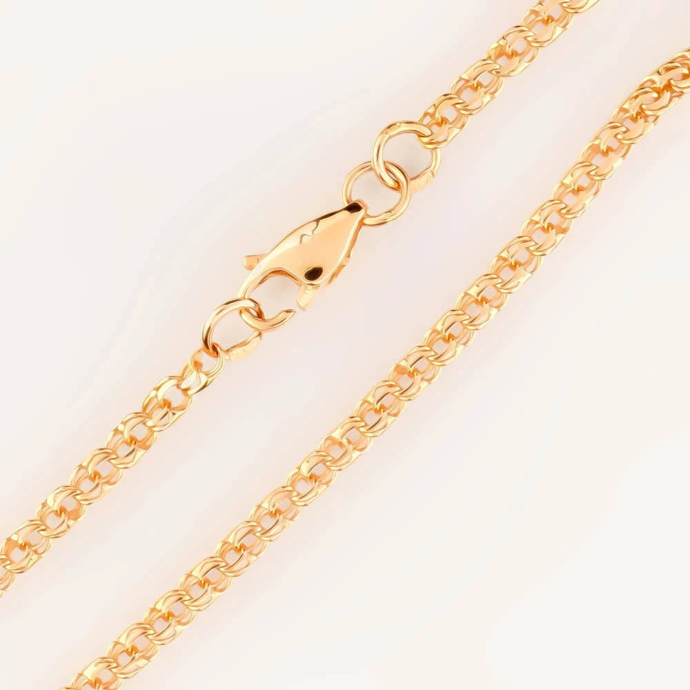 Браслет из красного золота 585 пробы