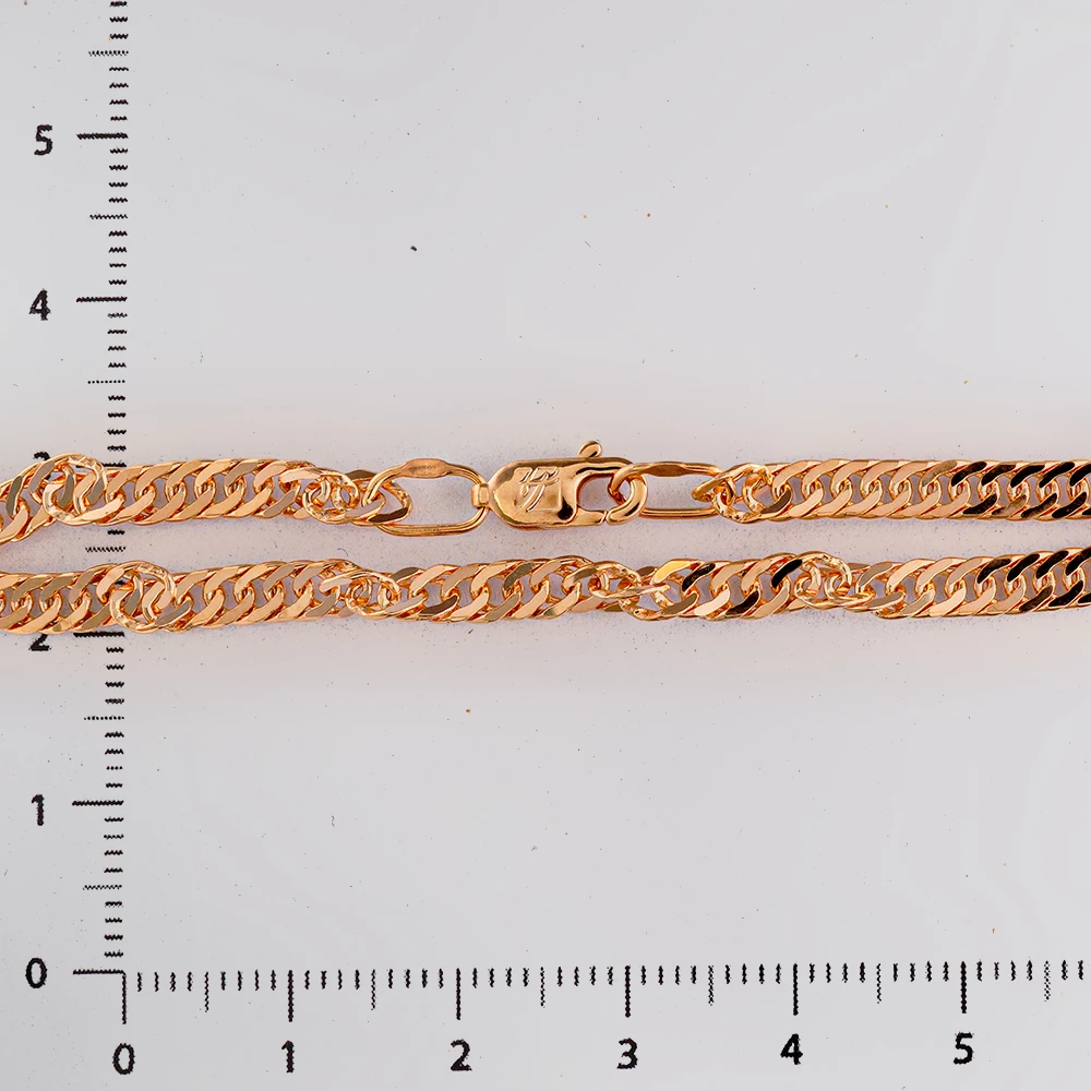 Браслет из красного золота 585 пробы