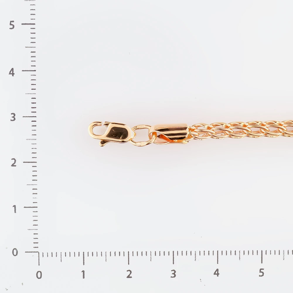 Браслет из красного золота 585 пробы