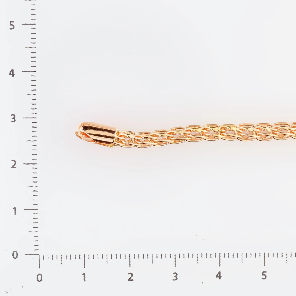 Браслет из красного золота 585 пробы