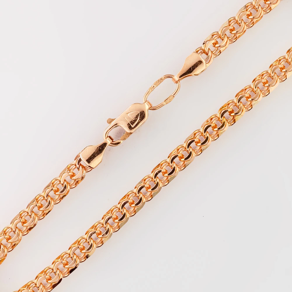 Браслет из красного золота 585 пробы