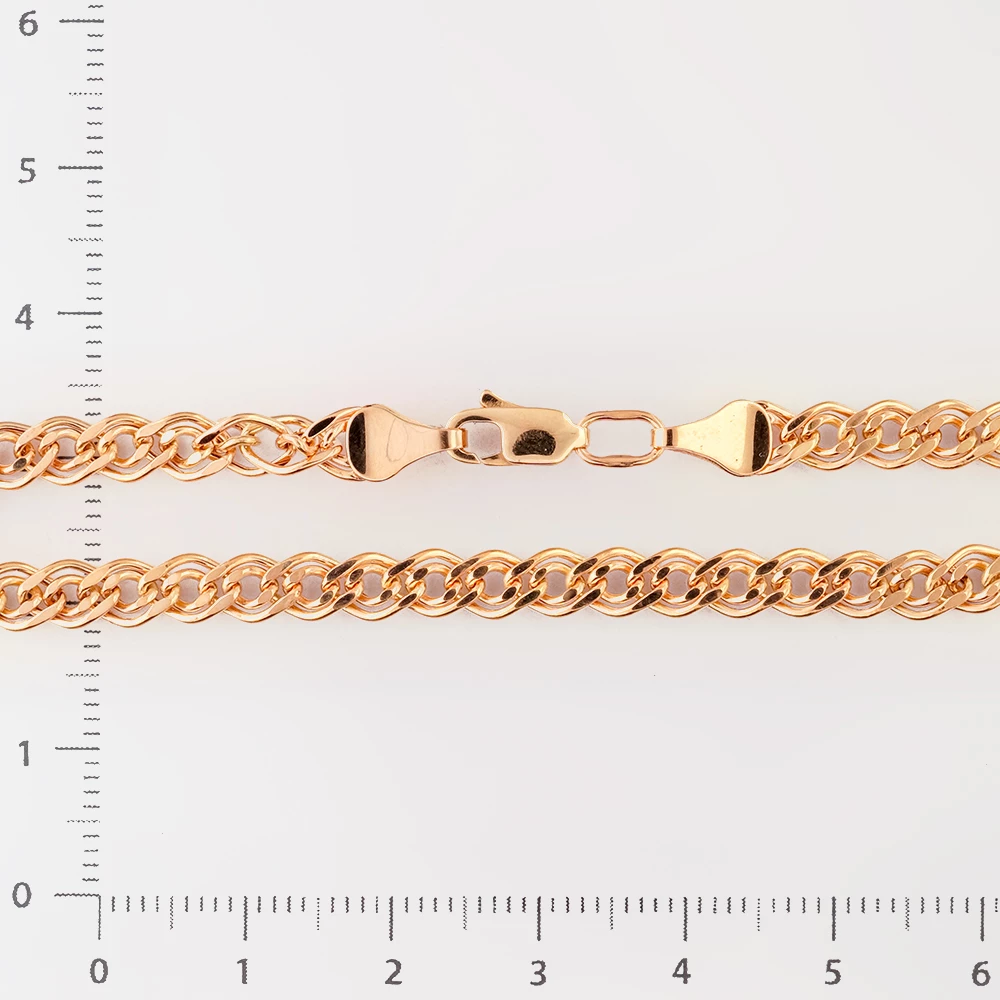 Браслет из красного золота 585 пробы