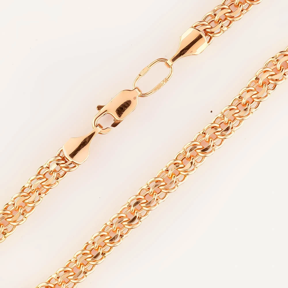 Браслет из красного золота 585 пробы