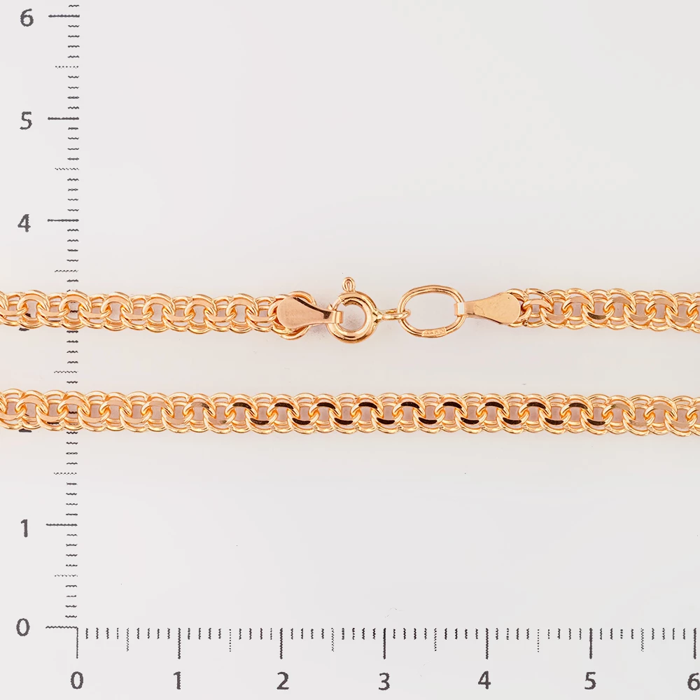 Браслет из красного золота 585 пробы