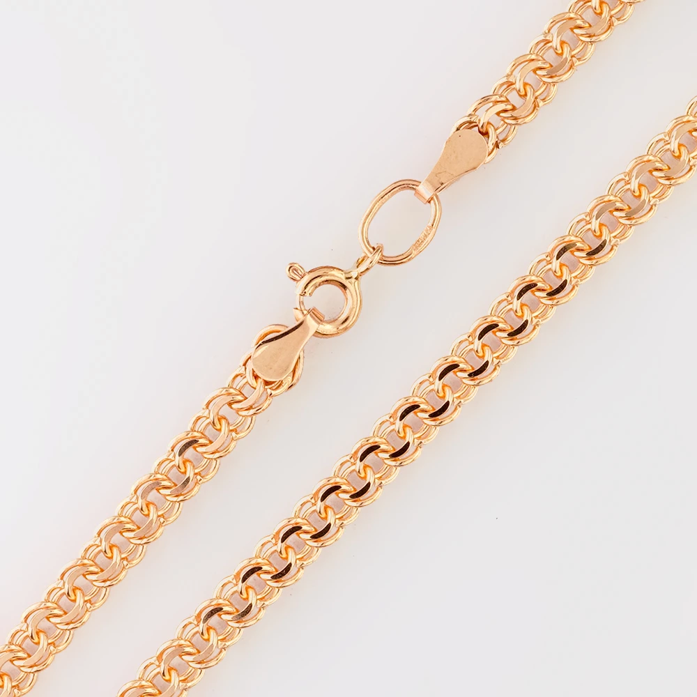 Браслет из красного золота 585 пробы