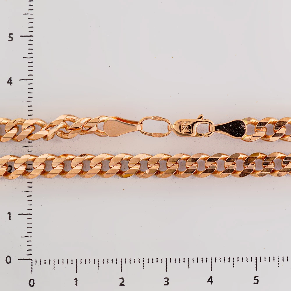 Браслет из красного золота 585 пробы