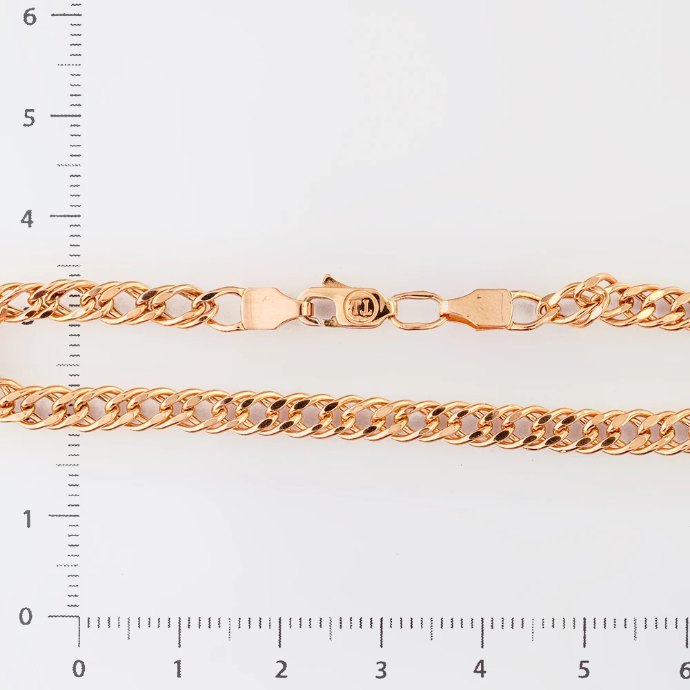 Браслет из красного золота 585 пробы