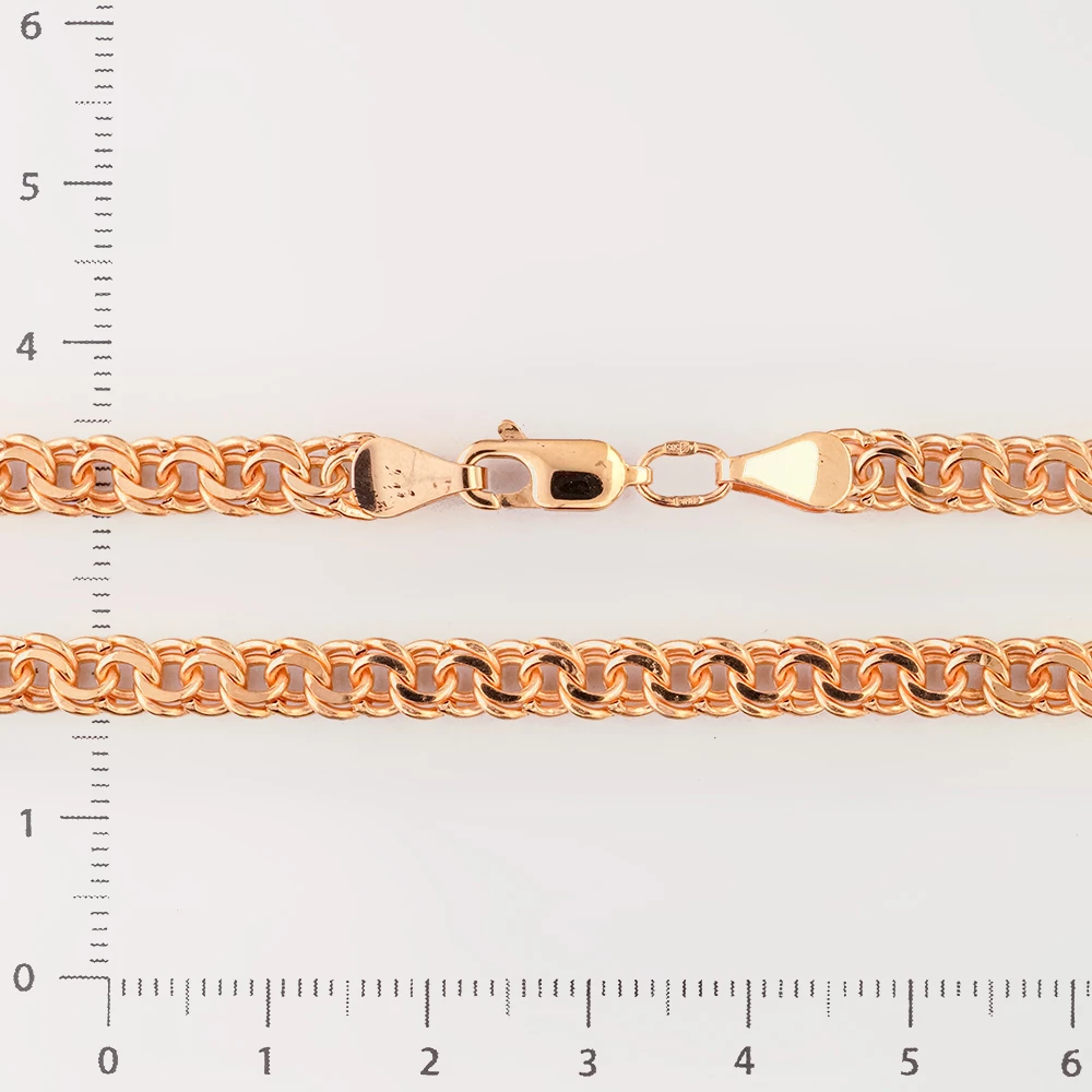 Браслет из красного золота 585 пробы