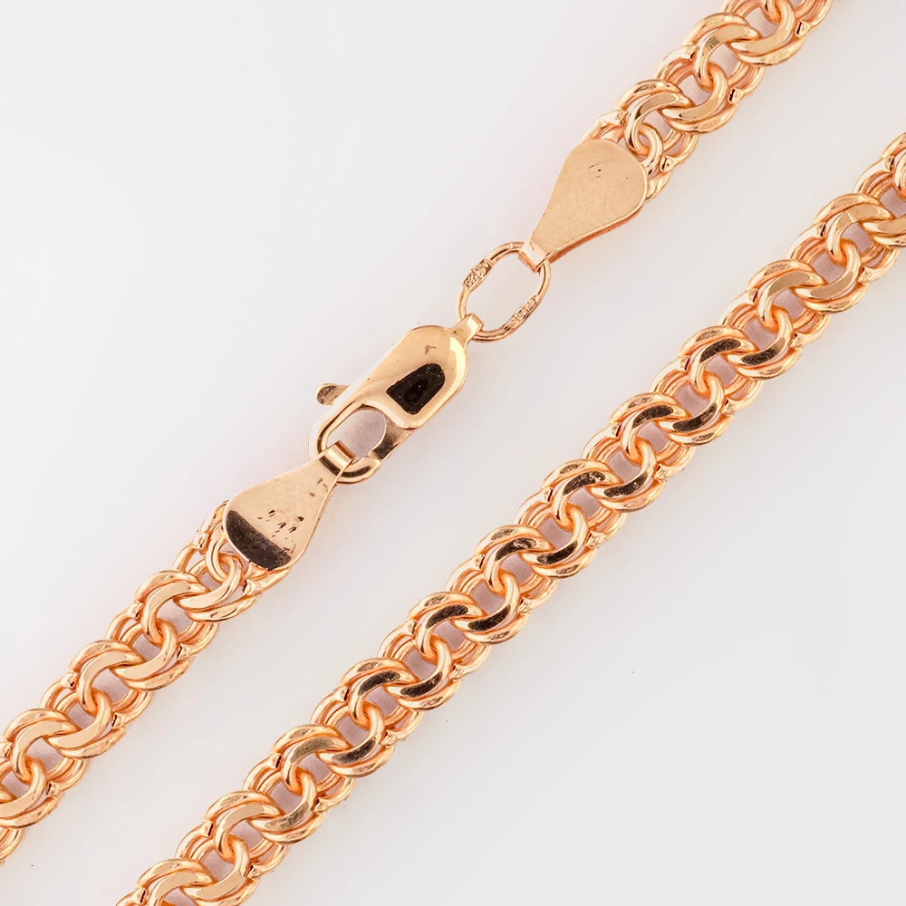 Браслет из красного золота 585 пробы