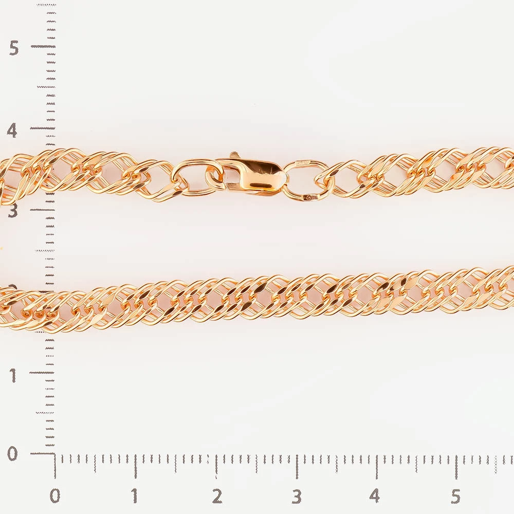 Браслет из красного золота 585 пробы