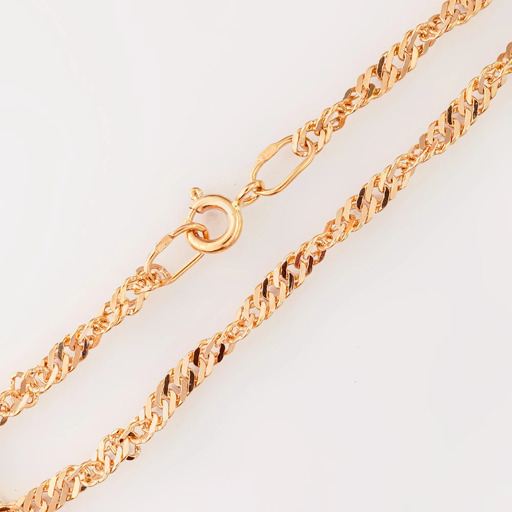 Браслет из красного золота 585 пробы