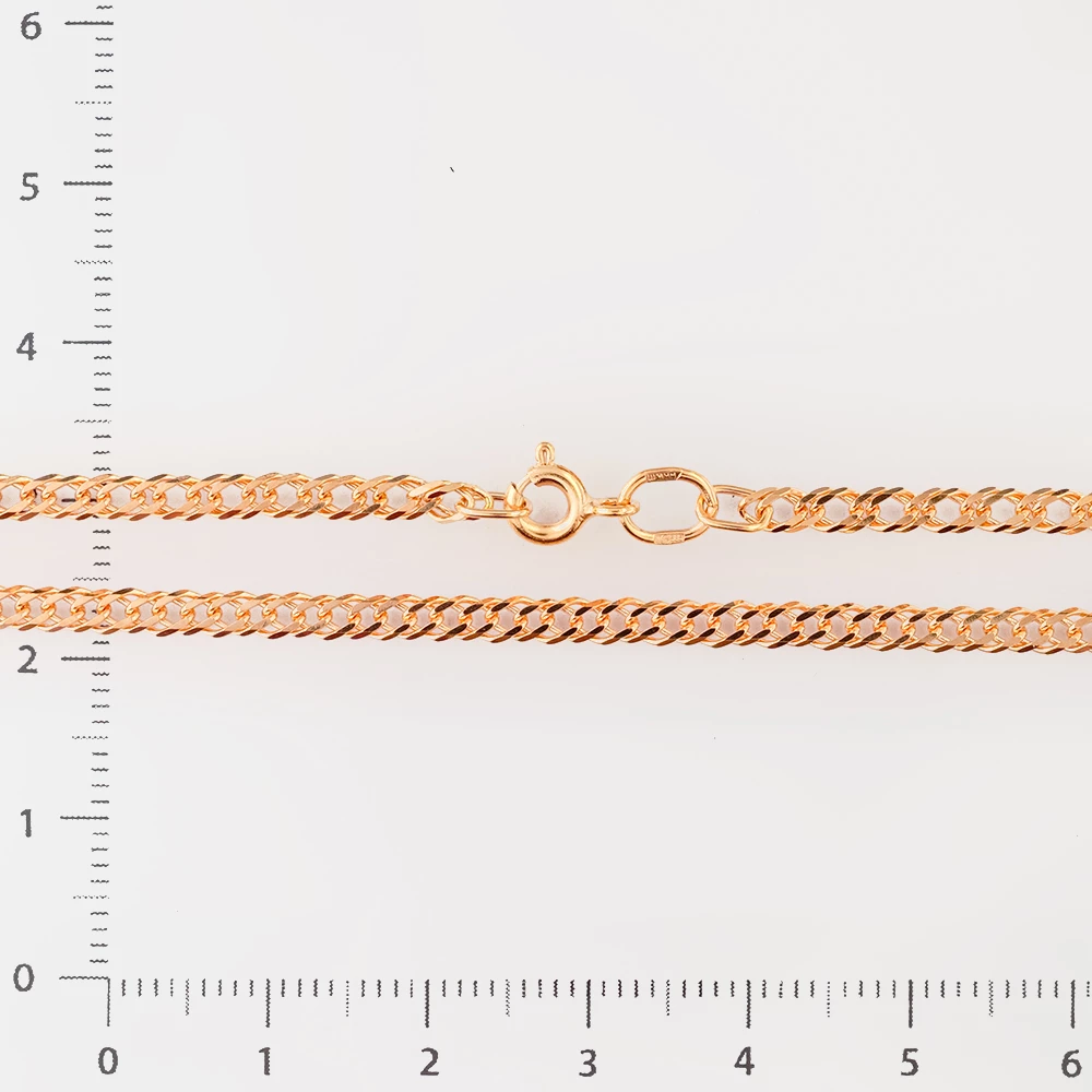 Браслет из красного золота 585 пробы