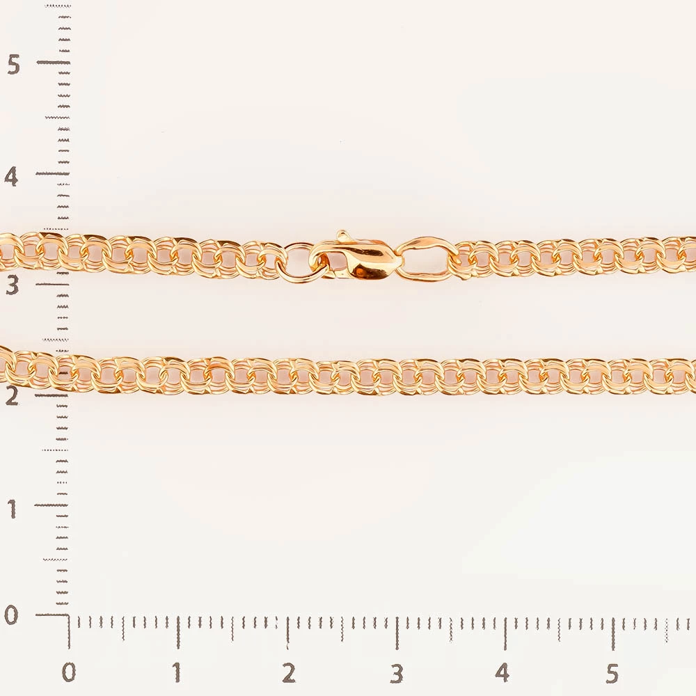 Браслет из красного золота 585 пробы