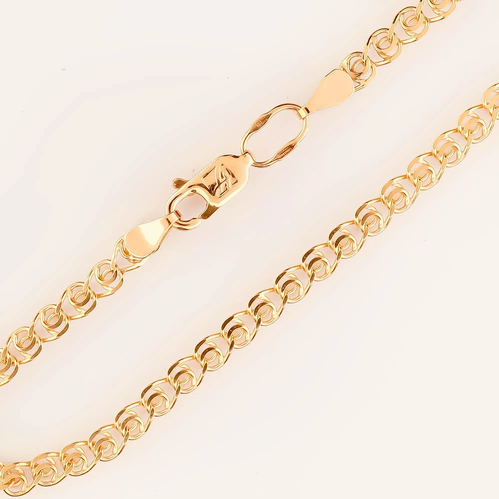 Браслет из красного золота 585 пробы