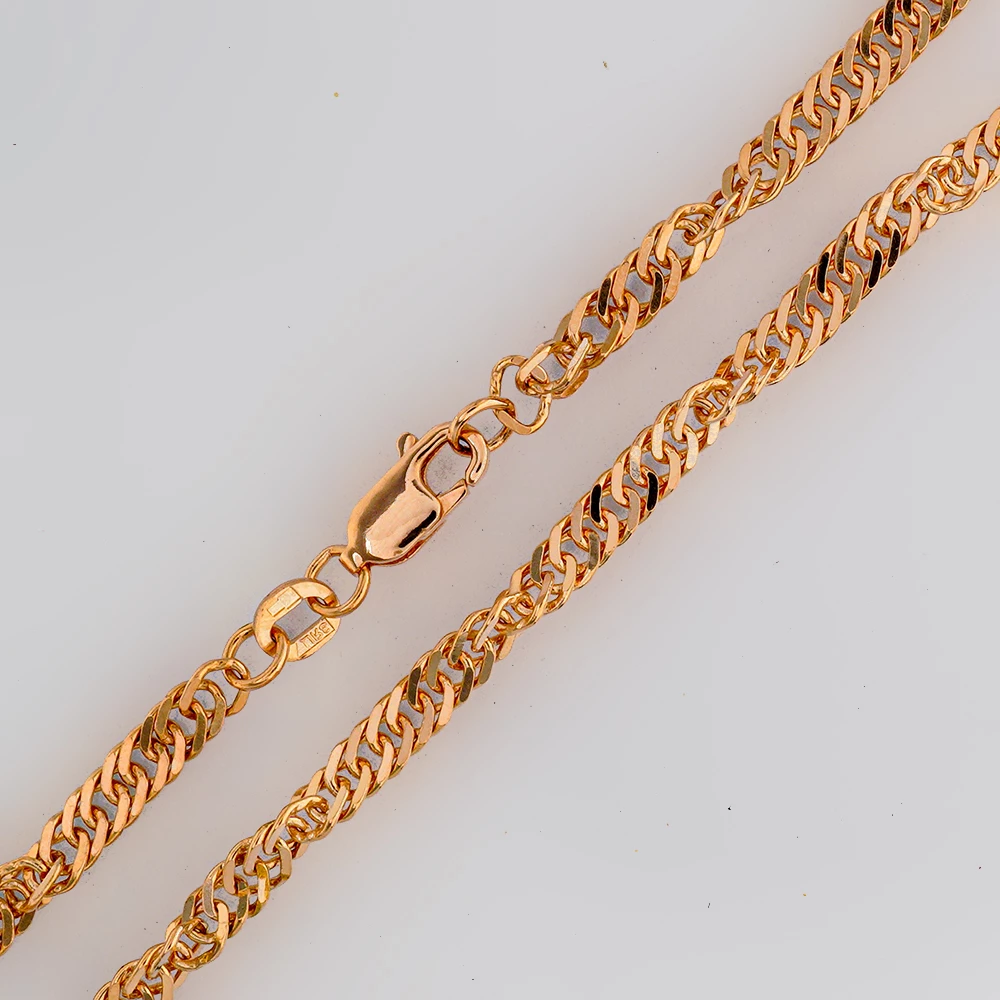 Браслет из красного золота 585 пробы