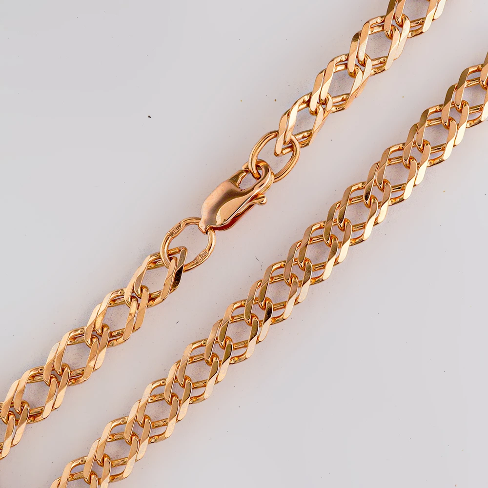 Браслет из красного золота 585 пробы