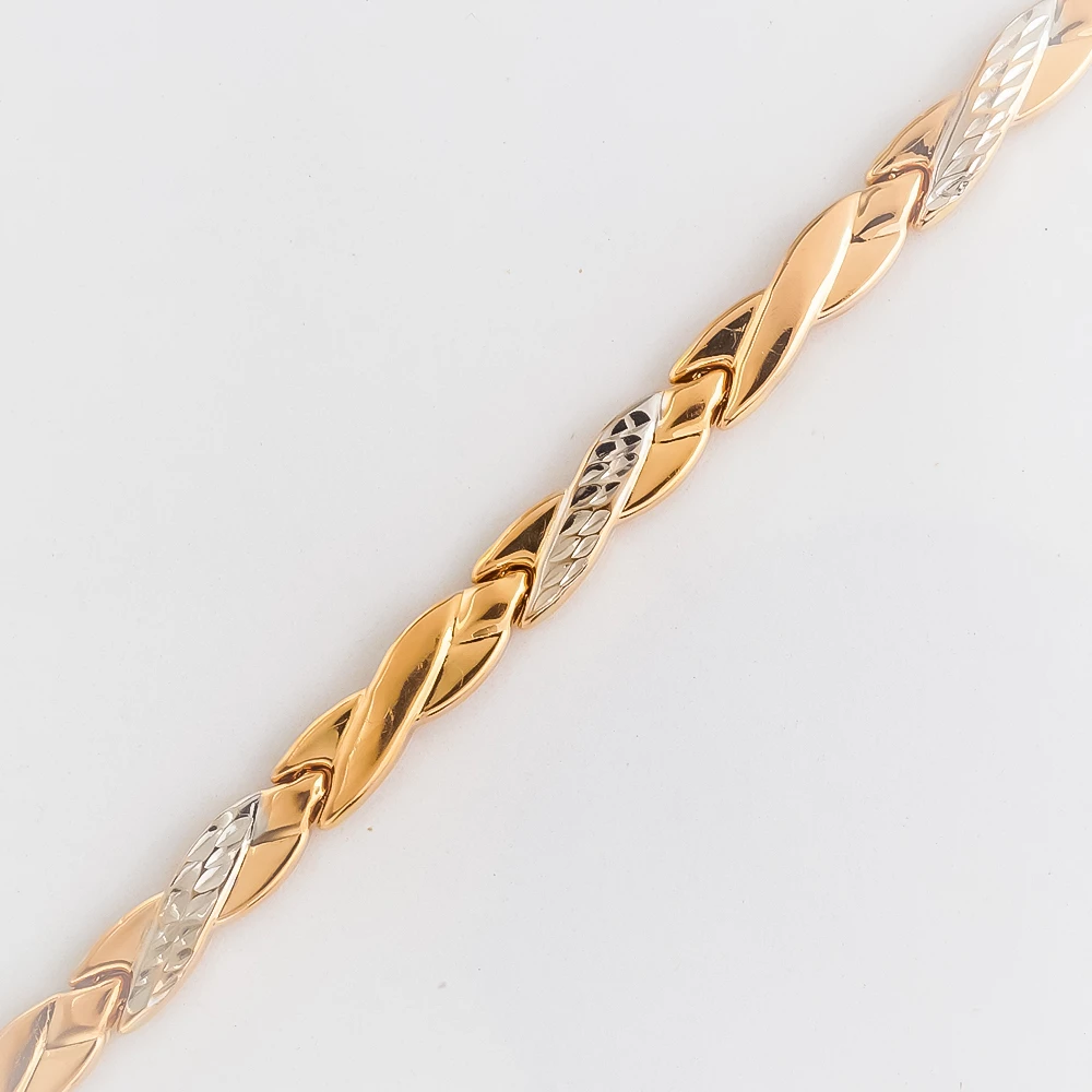 Браслет из красного золота 585 пробы