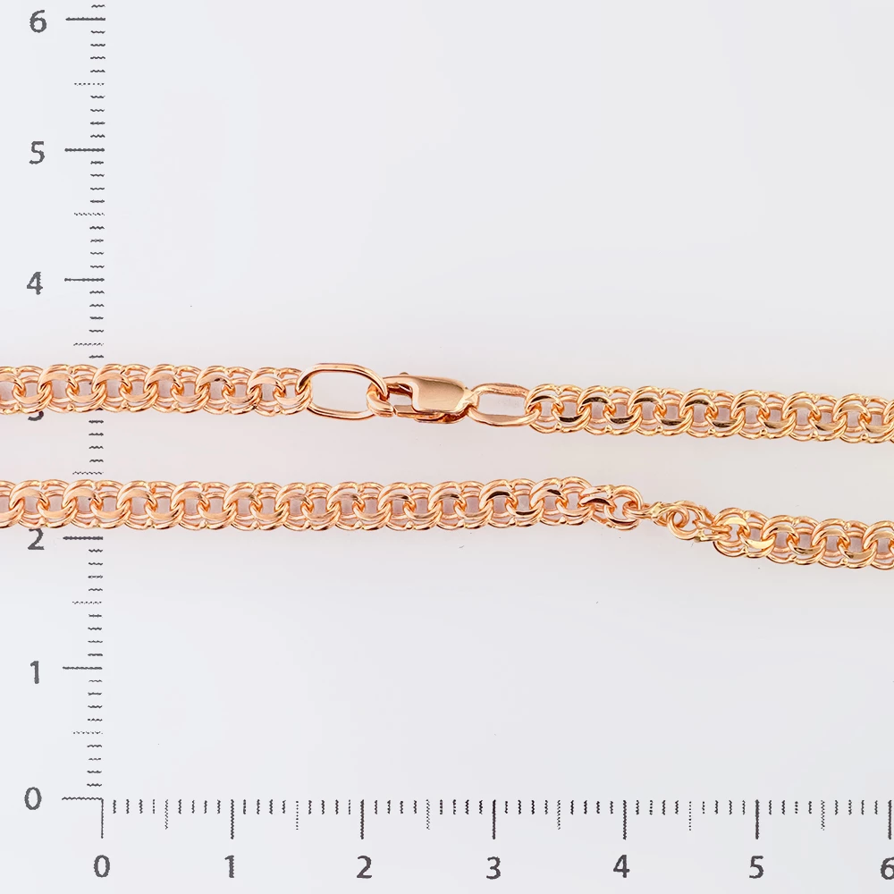 Браслет из красного золота 585 пробы